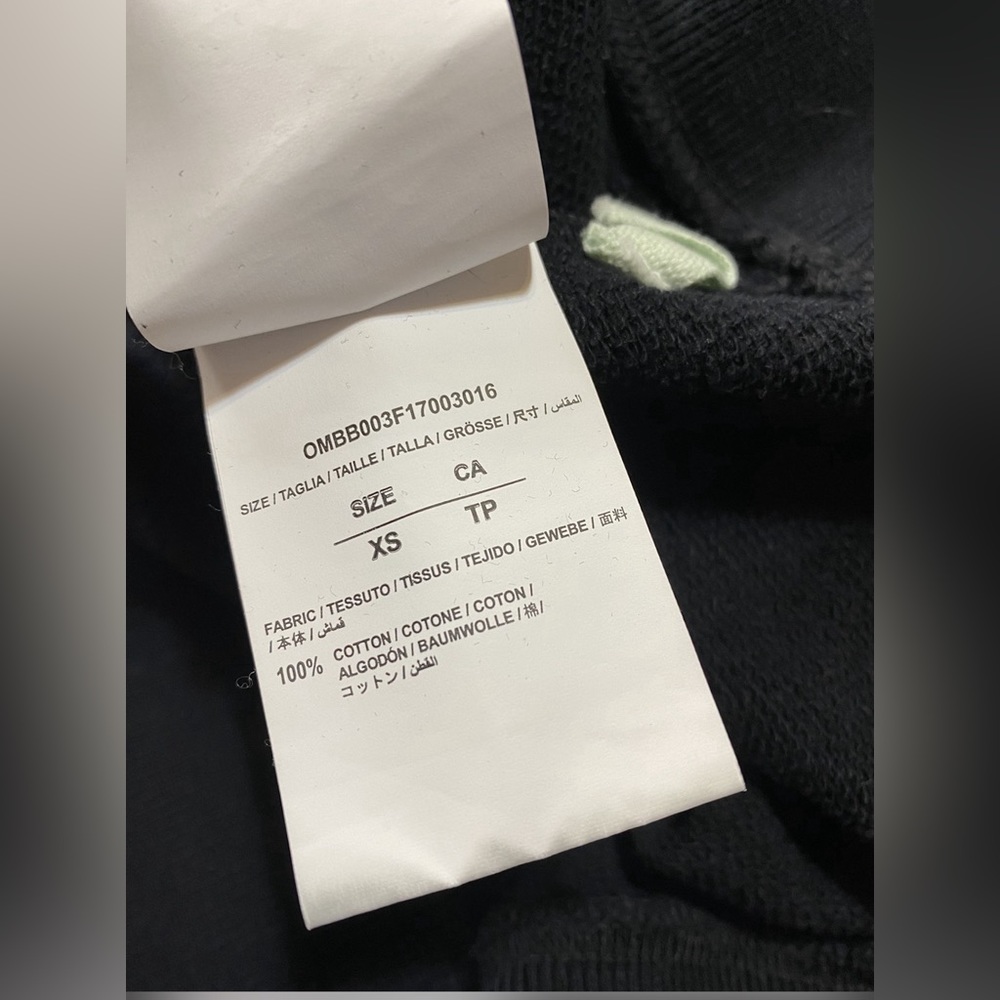 Off-white hoodie painting black/white rare - Picture 7 of 9